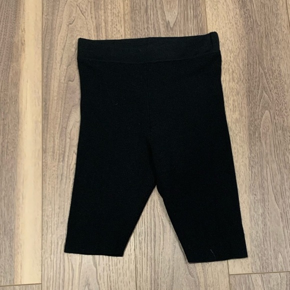 NADAAM Cashmere Ribbed Knit Biker Shorts - Picture 2 of 4